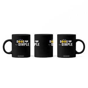 Life Is Good Keep It Simple Coffee Mug Pickleball Lover TS12 Print Your Wear