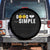 Life Is Good Keep It Simple Spare Tire Cover Pickleball Lover TS12 No hole Black Print Your Wear