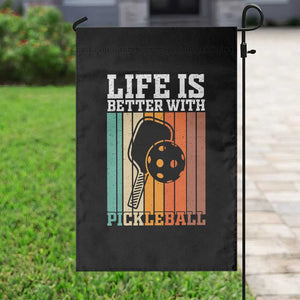 Life Is Better With Pickleball Garden Flag Funny Dink Saying TS12 Print Your Wear