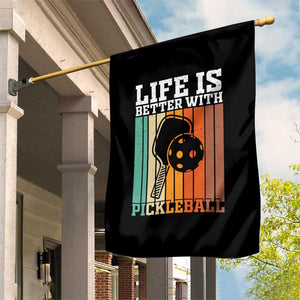 Life Is Better With Pickleball Garden Flag Funny Dink Saying TS12 Print Your Wear