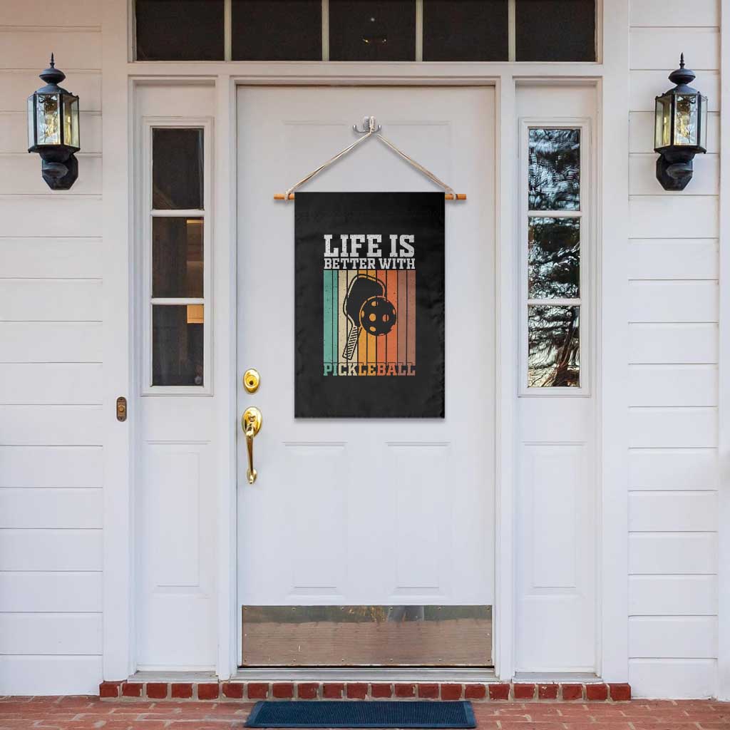 Life Is Better With Pickleball Garden Flag Funny Dink Saying TS12 Print Your Wear