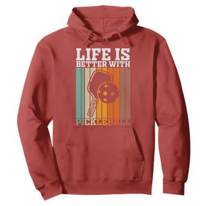 Life Is Better With Pickleball Hoodie Funny Dink Saying TS12 Red Print Your Wear