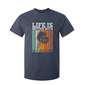 Life Is Better With Pickleball T Shirt For Kid Funny Dink Saying TS12 Navy Print Your Wear