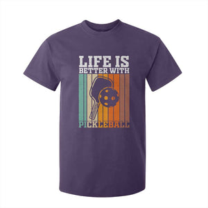 Life Is Better With Pickleball T Shirt For Kid Funny Dink Saying TS12 Purple Print Your Wear