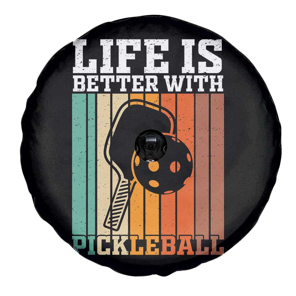 Life Is Better With Pickleball Spare Tire Cover Funny Dink Saying TS12 Print Your Wear
