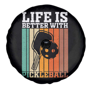Life Is Better With Pickleball Spare Tire Cover Funny Dink Saying TS12 Print Your Wear