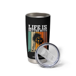 Life Is Better With Pickleball Tumbler Cup Funny Dink Saying TS12 Print Your Wear