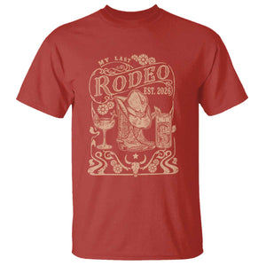 My Last Rodeo Western Bachelorette Party Bride 2026 T Shirt Cowgirl Wedding Gift TS12 Red Print Your Wear