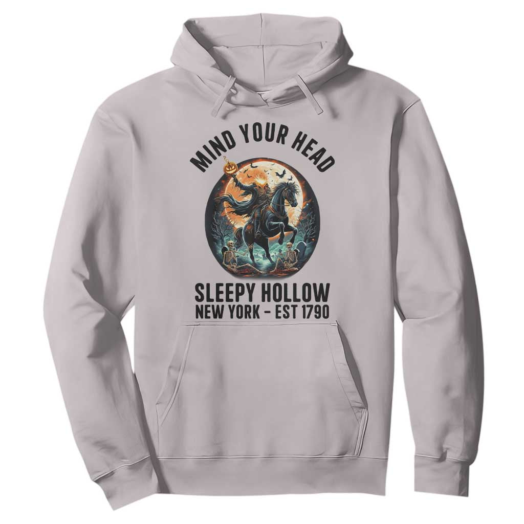 Headless Horseman Hoodie Mind Your Head Haunted Gift TS12 Ice Gray Print Your Wear