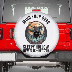 Headless Horseman Spare Tire Cover Mind Your Head Haunted Gift TS12 White Print Your Wear