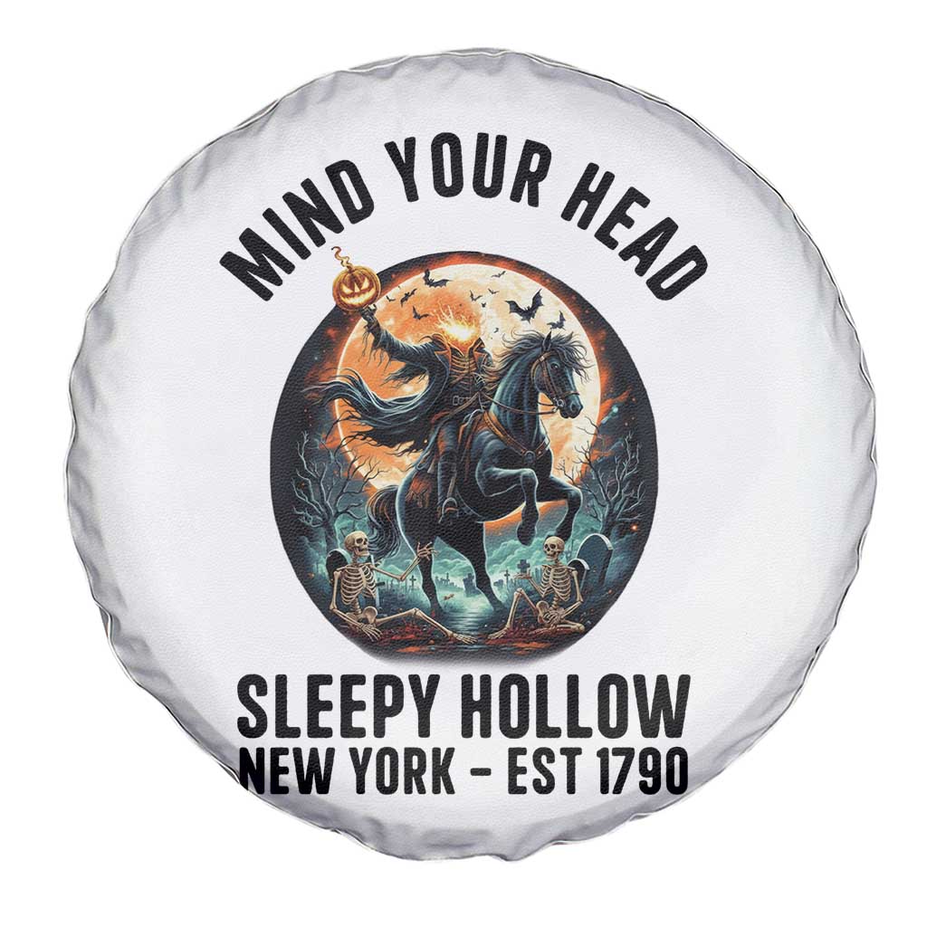 Headless Horseman Spare Tire Cover Mind Your Head Haunted Gift TS12 Print Your Wear