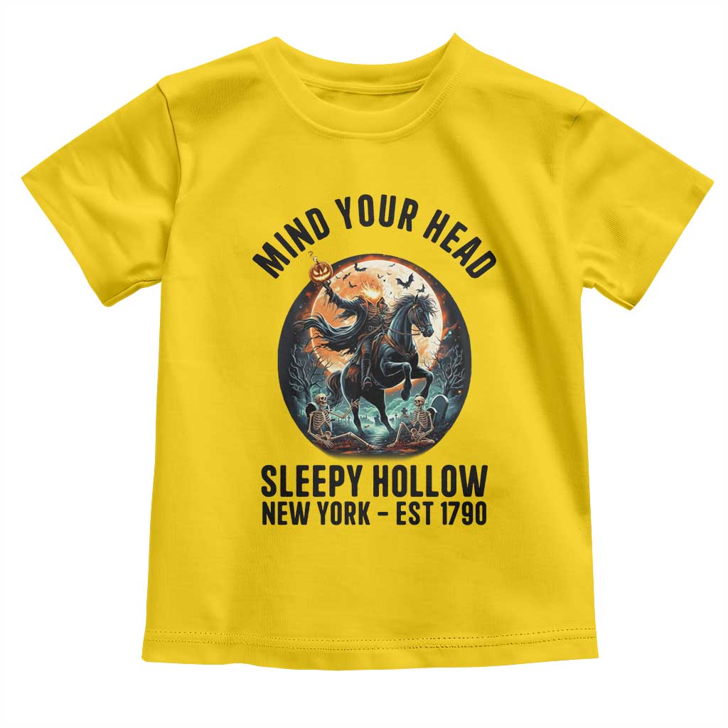Headless Horseman Toddler T Shirt Mind Your Head Haunted Gift TS12 Daisy Print Your Wear