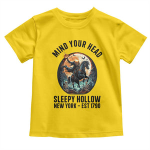Headless Horseman Toddler T Shirt Mind Your Head Haunted Gift TS12 Daisy Print Your Wear