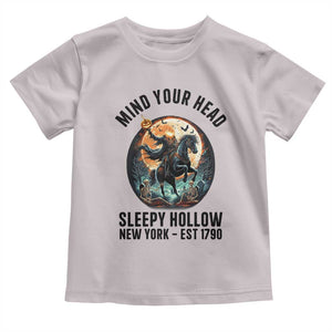Headless Horseman Toddler T Shirt Mind Your Head Haunted Gift TS12 Ice Gray Print Your Wear