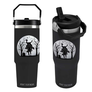 Headless Horseman Flip Straw Tumbler Gothic Horror Halloween Gift TS12 One Size: 30 oz Black Print Your Wear