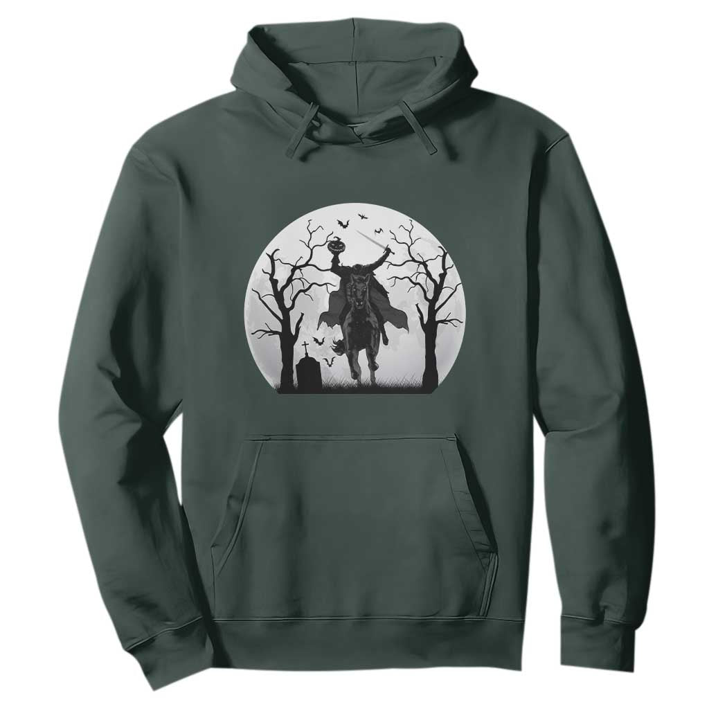 Headless Horseman Hoodie Gothic Horror Halloween Gift TS12 Dark Forest Green Print Your Wear