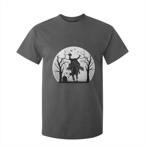 Headless Horseman T Shirt For Kid Gothic Horror Halloween Gift TS12 Dark Heather Print Your Wear