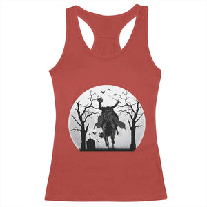 Headless Horseman Racerback Tank Top Gothic Horror Halloween Gift TS12 Red Print Your Wear