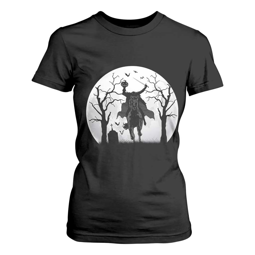 Headless Horseman T Shirt For Women Gothic Horror Halloween Gift TS12 Black Print Your Wear