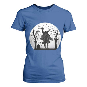 Headless Horseman T Shirt For Women Gothic Horror Halloween Gift TS12 Royal Blue Print Your Wear