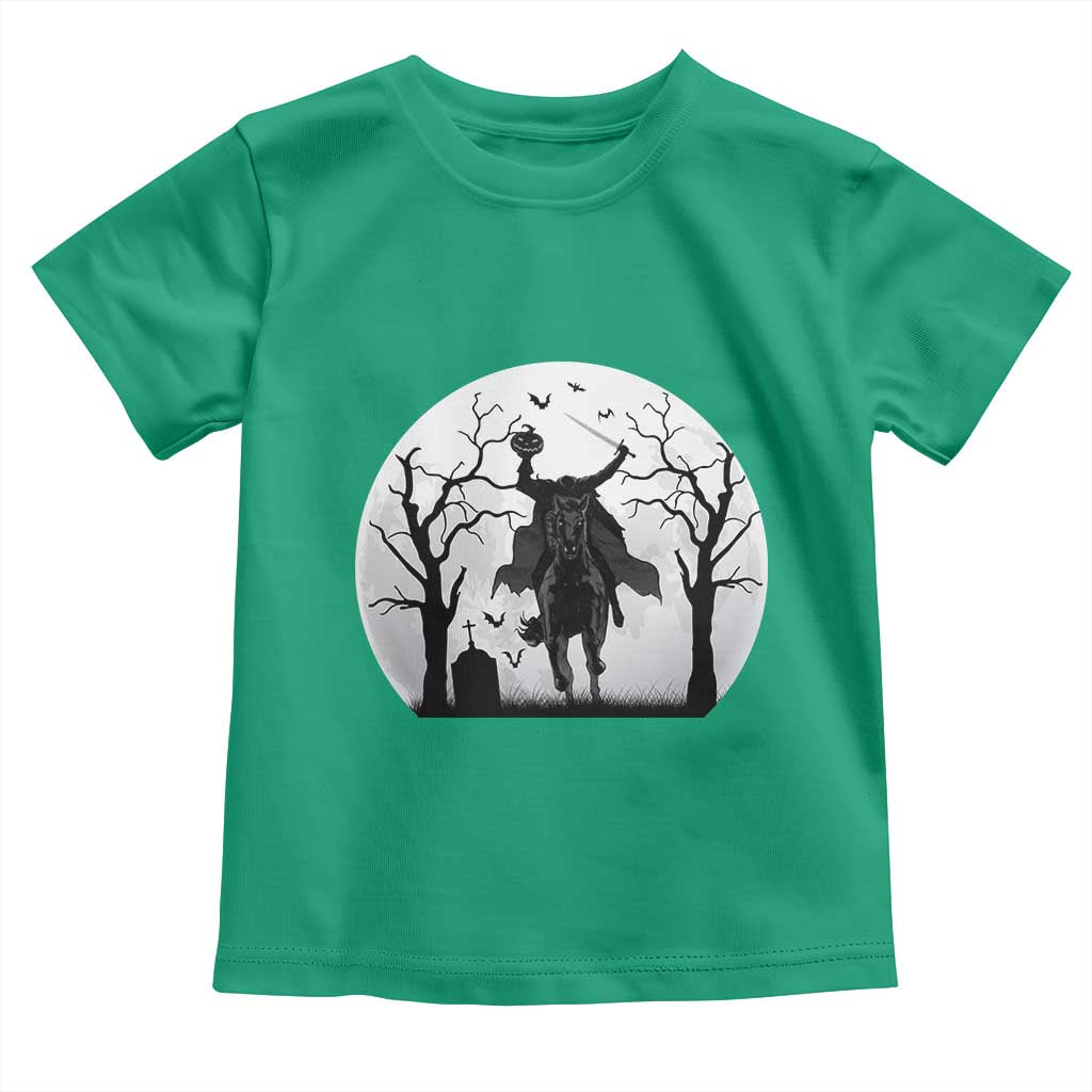 Headless Horseman Toddler T Shirt Gothic Horror Halloween Gift TS12 Irish Green Print Your Wear