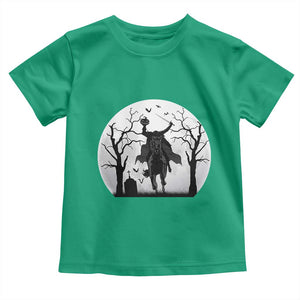 Headless Horseman Toddler T Shirt Gothic Horror Halloween Gift TS12 Irish Green Print Your Wear