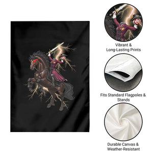 Dullahan Headless Horsewoman Garden Flag Gothic Monster Girl Gift TS12 Print Your Wear