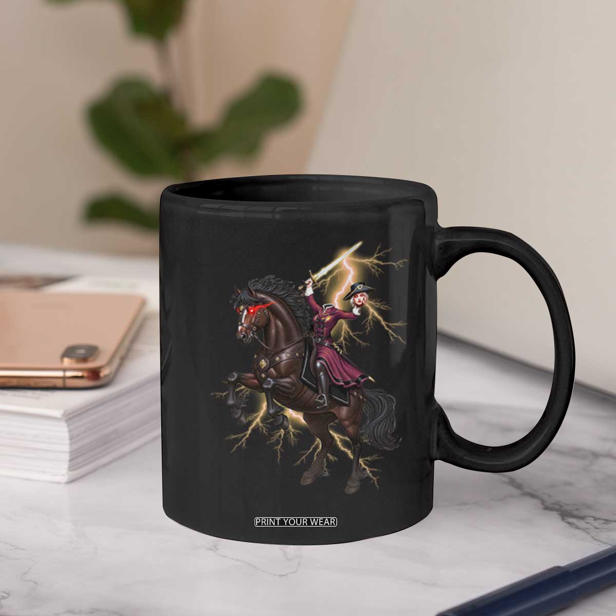 Dullahan Headless Horsewoman Coffee Mug Gothic Monster Girl Gift TS12 Print Your Wear