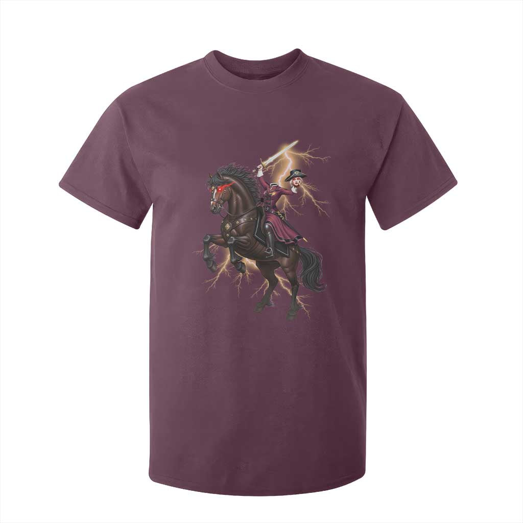 Dullahan Headless Horsewoman T Shirt For Kid Gothic Monster Girl Gift TS12 Maroon Print Your Wear