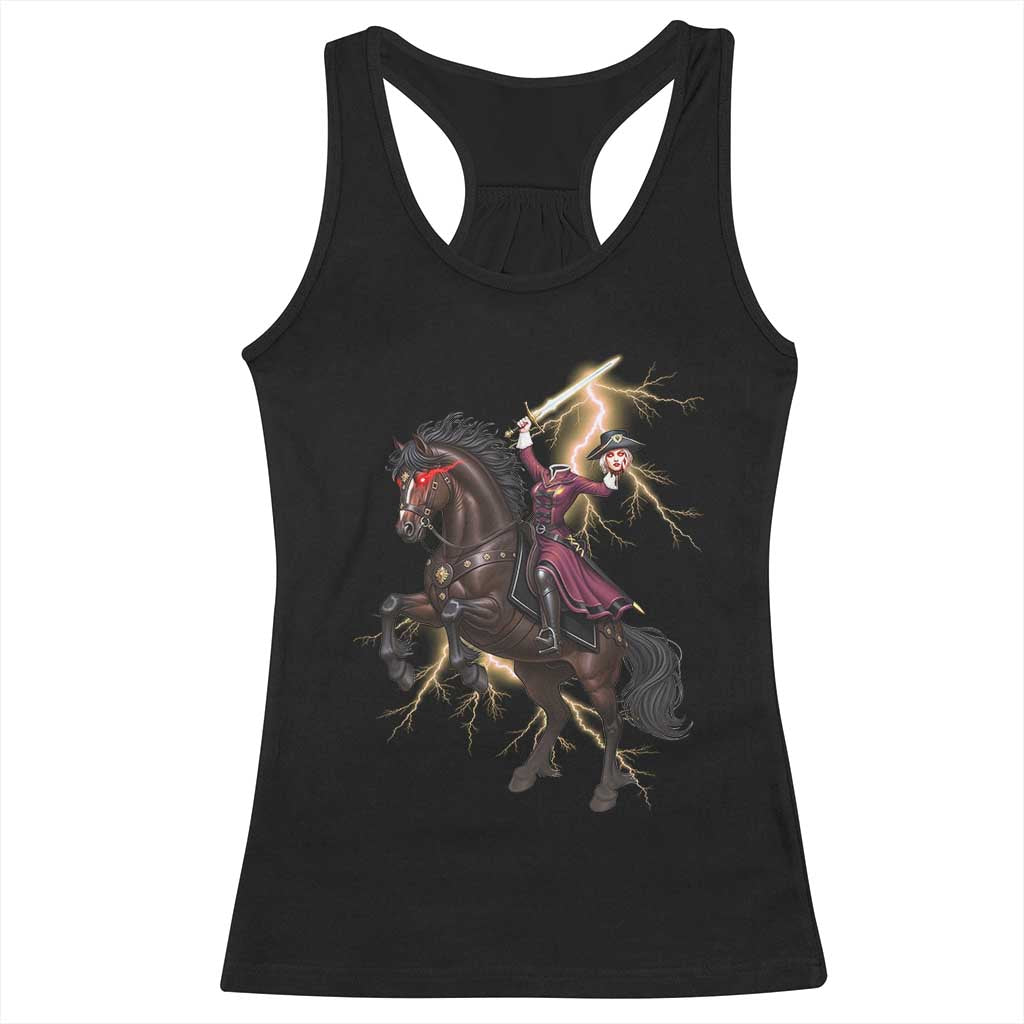 Dullahan Headless Horsewoman Racerback Tank Top Gothic Monster Girl Gift TS12 Black Print Your Wear
