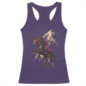 Dullahan Headless Horsewoman Racerback Tank Top Gothic Monster Girl Gift TS12 Purple Print Your Wear