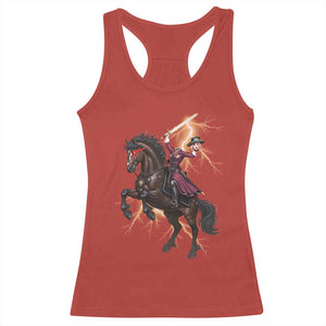 Dullahan Headless Horsewoman Racerback Tank Top Gothic Monster Girl Gift TS12 Red Print Your Wear