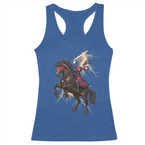 Dullahan Headless Horsewoman Racerback Tank Top Gothic Monster Girl Gift TS12 Royal Blue Print Your Wear