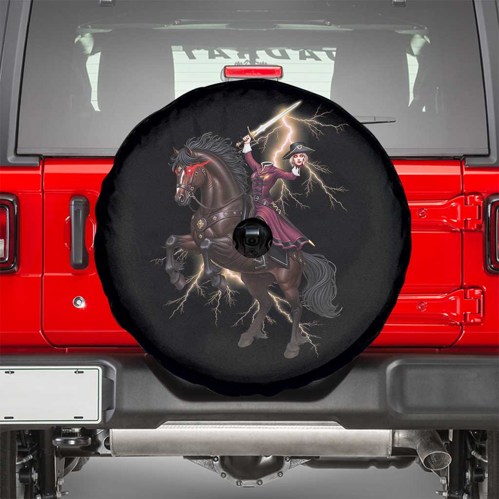 Dullahan Headless Horsewoman Spare Tire Cover Gothic Monster Girl Gift TS12 Black Print Your Wear