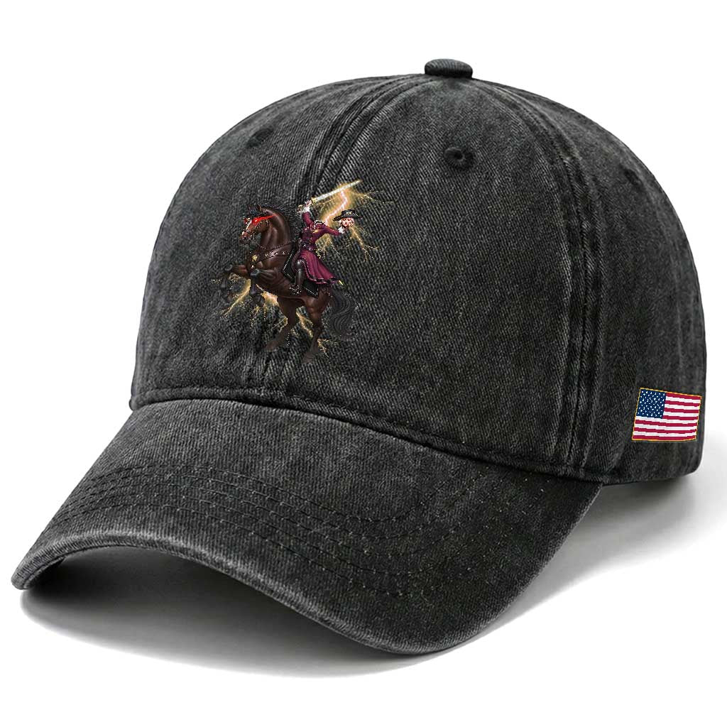 Dullahan Headless Horsewoman Washed Cotton Baseball Cap Gothic Monster Girl Gift TS12 Print Your Wear