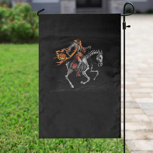 Spooky Skeleton Headless Cowboy Rider Gift Garden Flag TS12 Print Your Wear