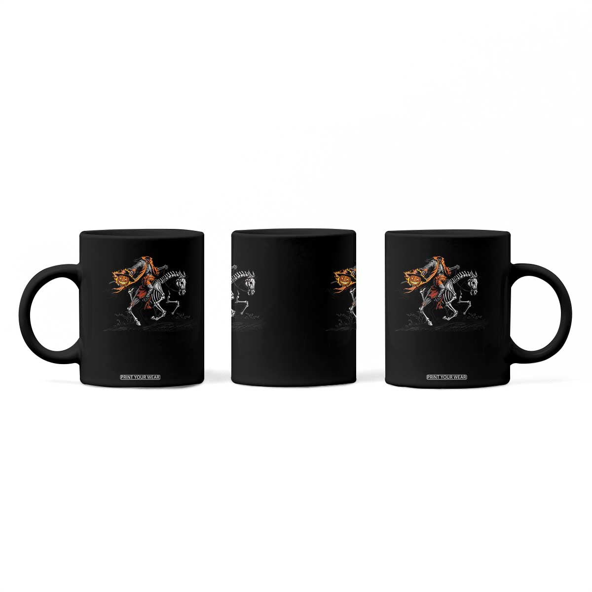 Spooky Skeleton Headless Cowboy Rider Gift Coffee Mug TS12 Print Your Wear