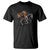 Spooky Skeleton Headless Cowboy Rider Gift T Shirt TS12 Black Print Your Wear