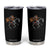 Spooky Skeleton Headless Cowboy Rider Gift Tumbler Cup TS12 Black Print Your Wear