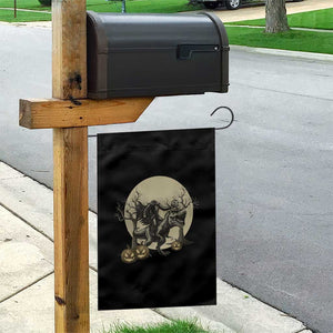 Funny Halloween Gift Garden Flag Headless Horseman Riding A Dino TS12 Print Your Wear
