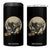 Funny Halloween Gift 4 in 1 Can Cooler Tumbler Headless Horseman Riding A Dino TS12 One Size: 16 oz Black Print Your Wear