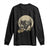 Funny Halloween Gift Long Sleeve Shirt Headless Horseman Riding A Dino TS12 Black Print Your Wear