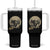 Funny Halloween Gift Tumbler With Handle Headless Horseman Riding A Dino TS12 One Size: 40 oz Black Print Your Wear