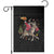 Funny Santa Headless Horseman Garden Flag Christmas Halloween Gift TS12 Black Print Your Wear