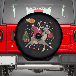 Funny Santa Headless Horseman Spare Tire Cover Christmas Halloween Gift TS12 Black Print Your Wear