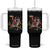 Funny Santa Headless Horseman Tumbler With Handle Christmas Halloween Gift TS12 One Size: 40 oz Black Print Your Wear