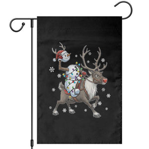 Funny Snowman Headless Horseman Garden Flag Christmas Halloween Gift TS12 Black Print Your Wear