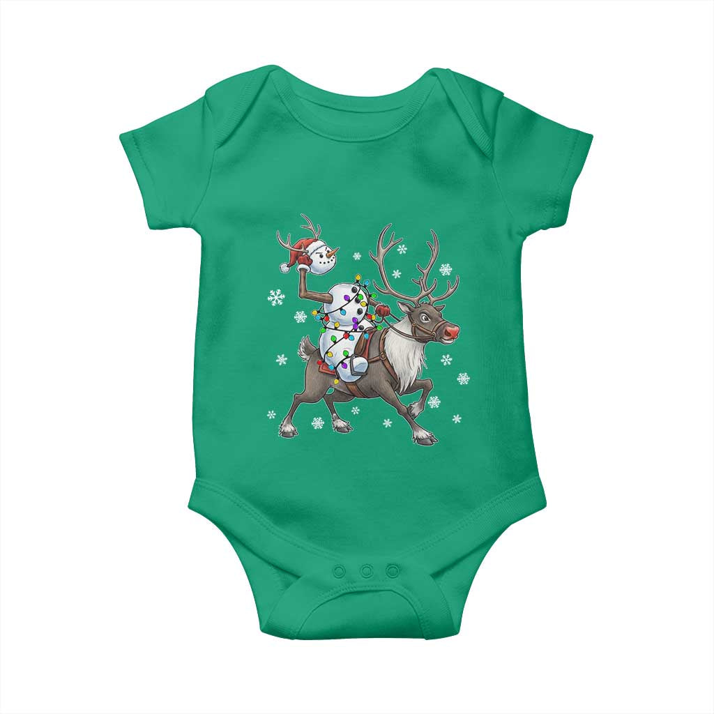 Funny Snowman Headless Horseman Baby Onesie Christmas Halloween Gift TS12 Irish Green Print Your Wear