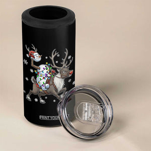 Funny Snowman Headless Horseman 4 in 1 Can Cooler Tumbler Christmas Halloween Gift TS12 Print Your Wear