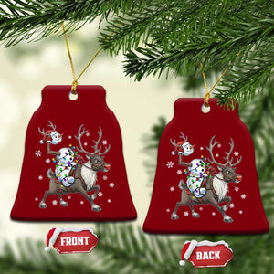 Funny Snowman Headless Horseman Ceramic Ornament Xmas Halloween Gift TS12 Print Your Wear